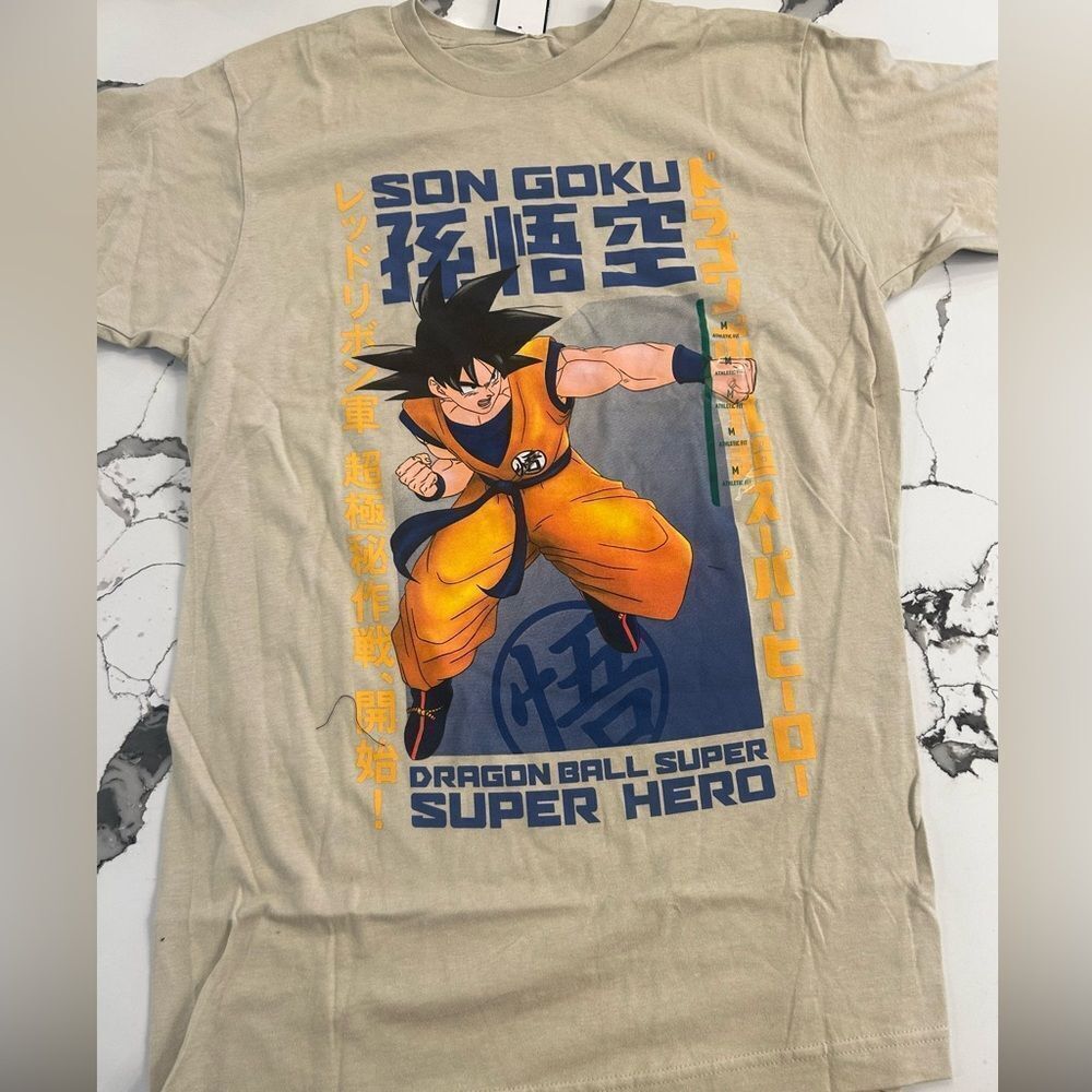 Dragon Ball Super Hero Beige T-Shirt